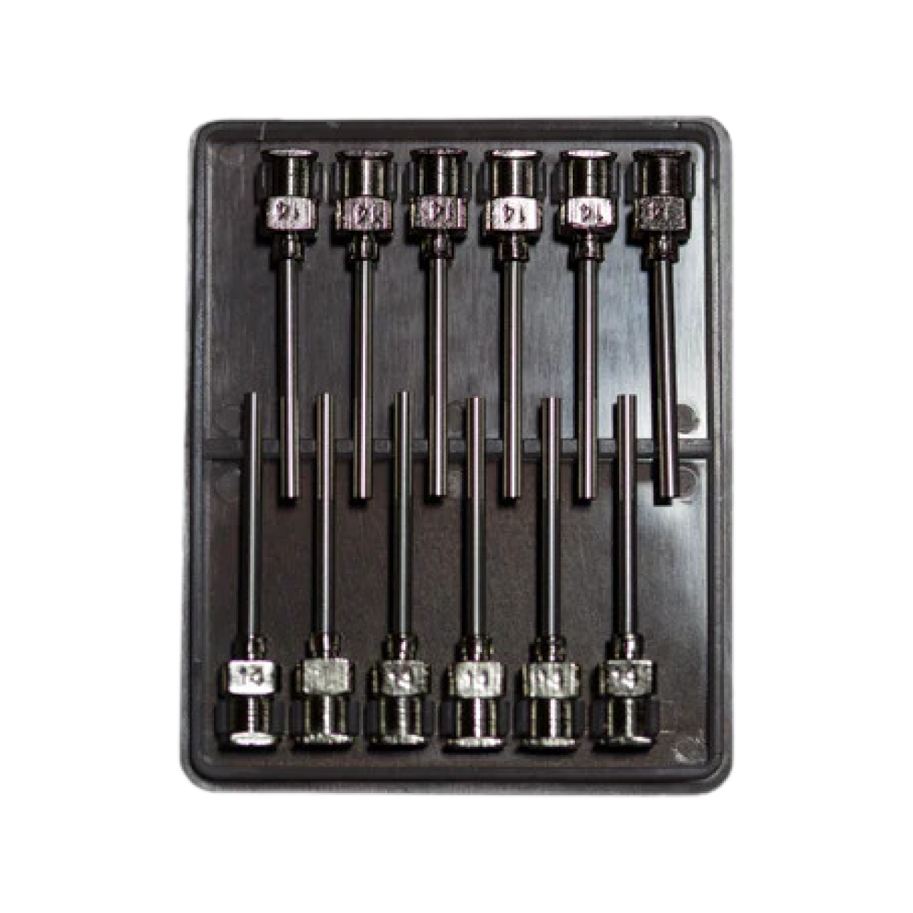 Metal Luer Lock Cartridge Filling Needles - 1 inch (12 ct)